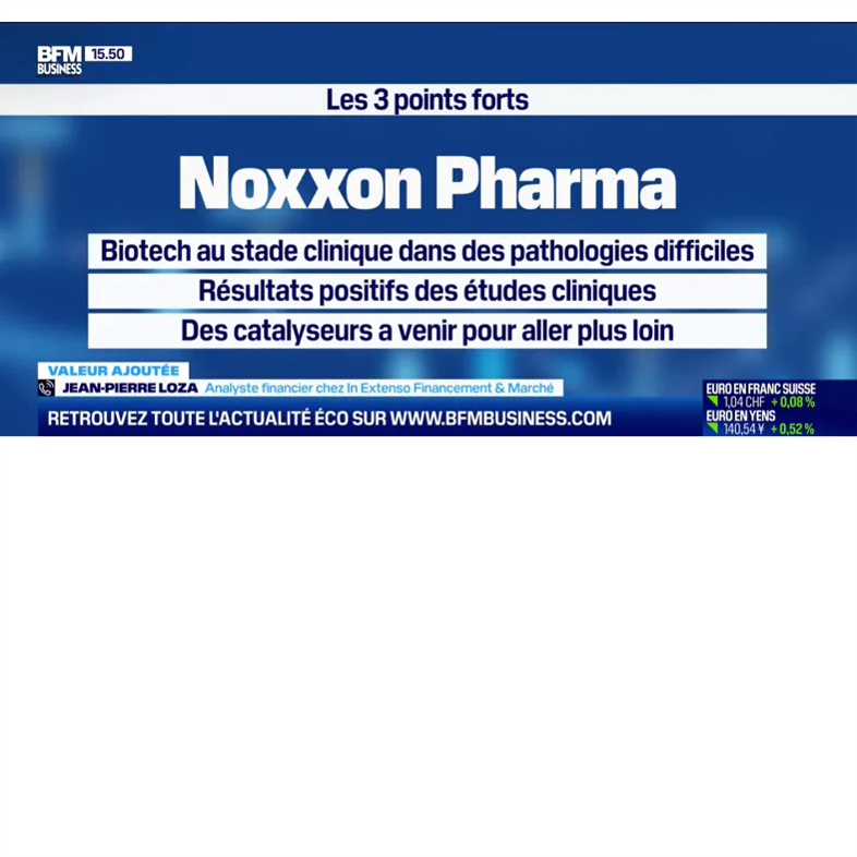 Noxxon Pharma - In Extenso Financement & Marché